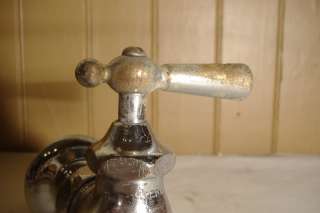 Antique Wall Mount Sterling Kitchen Farm Sink Faucet Brass Copper 
