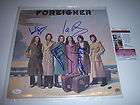 Mick Jones Foreigner Autographed Signed Record Album LP  