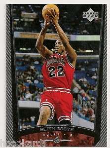 1998 99 Upper Deck #184 Keith Booth   Bulls  