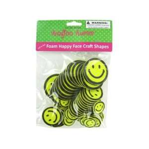 Foam happy face craft shapes   Pack of 72 Toys & Games