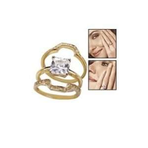  Cushion Cut Pave Ring Set Size 7 By Avon Beauty