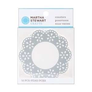  Martha Stewart Doily Lace Coasters 16/Pkg; 3 Items/Order 