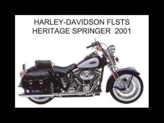 2001 HARLEY DAVIDSON FLSTS HERITAGE SPRINGER FRIDGE MAGNET (MC)  