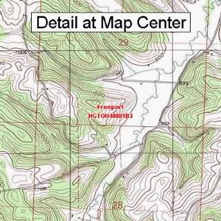 USGS Topographic Quadrangle Map   Freeport, Ohio (Folded/Waterproof 