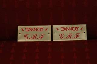 Tannoy GRF Badge for all vintage GRF Tannoy cabs pair  