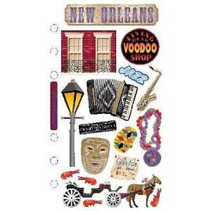  Sticko Stickers New Orleans Arts, Crafts & Sewing