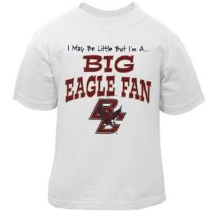  Boston College Eagles Infant White Big Fan T shirt (18 