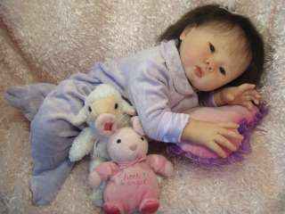  Faber ASIAN CHINESE Reborn Baby Girl Doll 3/4 Limbs OOAK Ethnic  