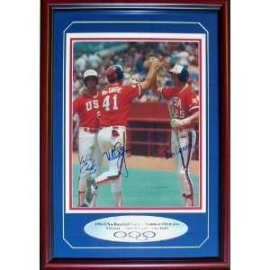  Mark McGwire, Will Clark & Cory Snyder Autographed/Hand 
