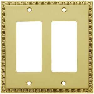 Egg and Dart Switch Plate. Egg & Dart Design Double GFI Outlet Cover 