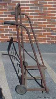Early Antique Coca Cola Store Display Stand Hand Truck  