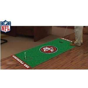 San Francisco 49ers NFL Putting Green Mat  Sports 