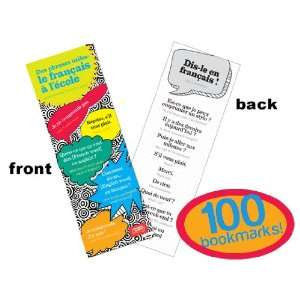  Useful Phrases French Bookmarks Set of 100 Office 