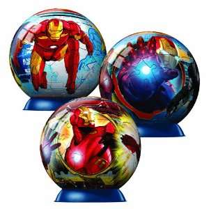  Iron Man 2   60 Piece puzzleball (Set of 3) Toys & Games