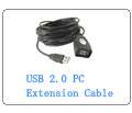 USB A Male to A Female M/F Extension Cable 49FT (15 m)  