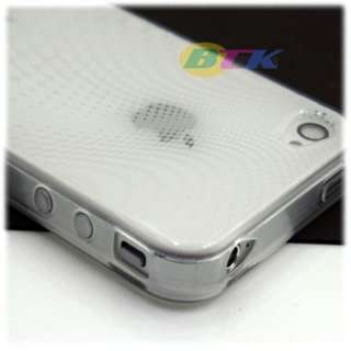 Clear Soft TPU Silicone Gel Skin Case iPhone 4 4G Gen  