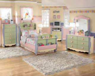 BEDROOM SUITE ASHLEY DOLL HOUSE YOUTH GIRL BEDROOM SET  