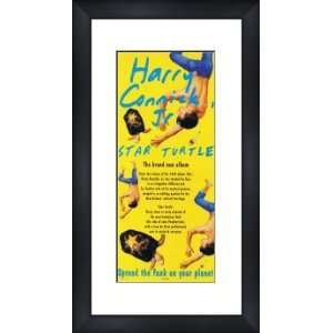 HARRY CONNICK JR Star Turtle   Custom Framed Original Ad   Framed 
