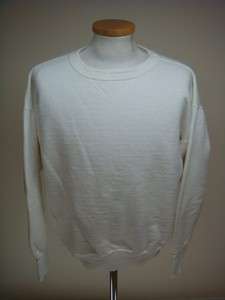 VINTAGE 50 UNKNOWN V NECK BLANK SWEATSHIRT SZ XLARGE  