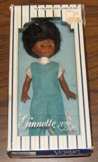 Ginnette 1978 8 Inch Ginny Vogue Dolls African American Black  