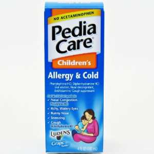  PediaCare Childrens Allergy & Cold  Grape Flavor (Pack of 