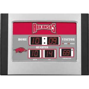    Arkansas Razorbacks Alarm Clock Scoreboard