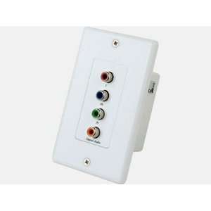   VIDEO w/DIGITAL AUDIO WALL PLATE EXTENSION KIT OVER CAT5 Electronics