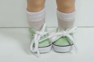 GREEN Canvas Deck Tennis Doll Shoes For Modern Ginny♥  