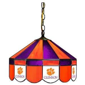  Clemson Tigers Purple & Orange Panel 16 Swag Lamp