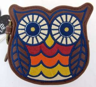Loungefly Owl Brown Wallet Coin Bag Purse Clutch Pocketbook Cool NEW 