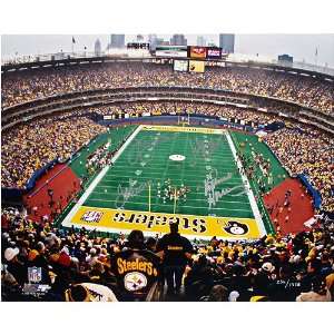  4 Signature 3 Rivers Stadium Pittsburgh Steelers 16x20 