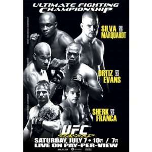  UFC 73 Autographed Poster