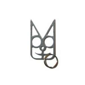  Safety Cat Womens Self Defense Keychain   Silver Sports 