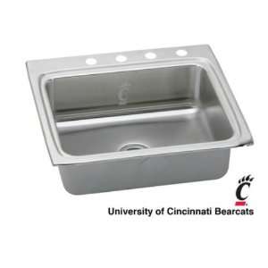   Lustertone 3 Holes Single Bowl Stainless Steel Kitchen Sink with
