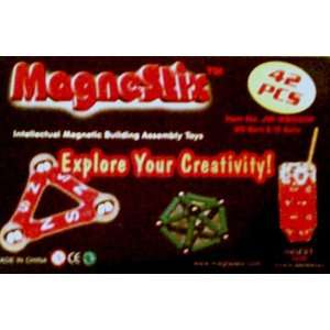  Magnestix Intellectual Magnetic Building Construction Assembly Toy 