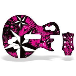   Faceplate Skin for Xbox 360 / PS3   Nautical Star   Pink Video Games