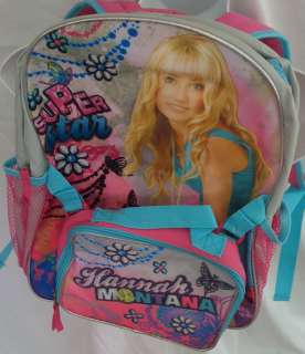 Hannah Montana Backpack *NEW Miley Cyrus Bookbag Disney  