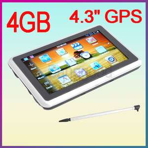 Touch Screen GPS Navigation FM /4 FREE MAP 4GB  