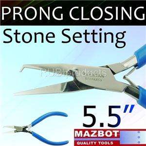 Mazbot® 5.5 PRONG CLOSING Pliers STONE SETTING Jewelry Tool SS04