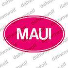Hawaiian MAUI OVAL euro car window decal sticker ***