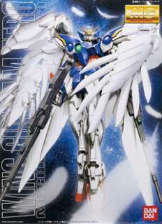 Bandai 1/100 MG XXXG 00W0 Wing Gundam Zero Custom Wing Gundam Model 