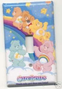 CAREBEAR SLIDING DOWN A RAINBOW Light Switch Cover  