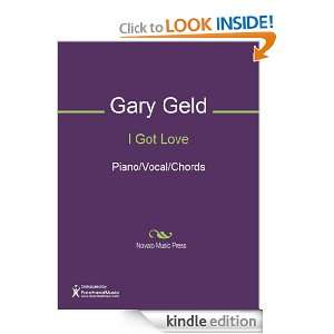  I Got Love Sheet Music (Piano/Vocal/Chords) eBook Gary 