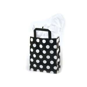  Frosted Print Bags White Dots 