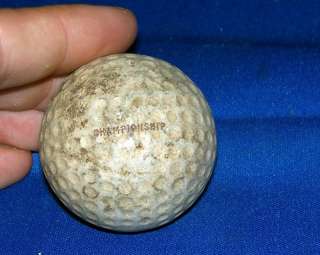 Vintage Antique Silver King Plus Championship Golf Ball  