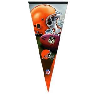  NFL Cleveland Browns Premium Pennant (17x40 Inch) Sports 