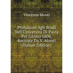   1804, Recitate Da V. Monti (Italian Edition) Vincenzo Monti Books