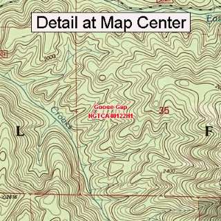   Map   Goose Gap, California (Folded/Waterproof)