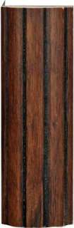 Fluted Wood Drapery Pole Curtain Rod 8 Feet New  