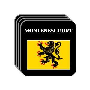 Nord Pas de Calais   MONTENESCOURT Set of 4 Mini Mousepad Coasters